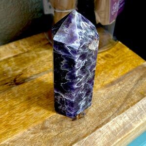 Beautiful Deep purple dream amethyst chunky tower